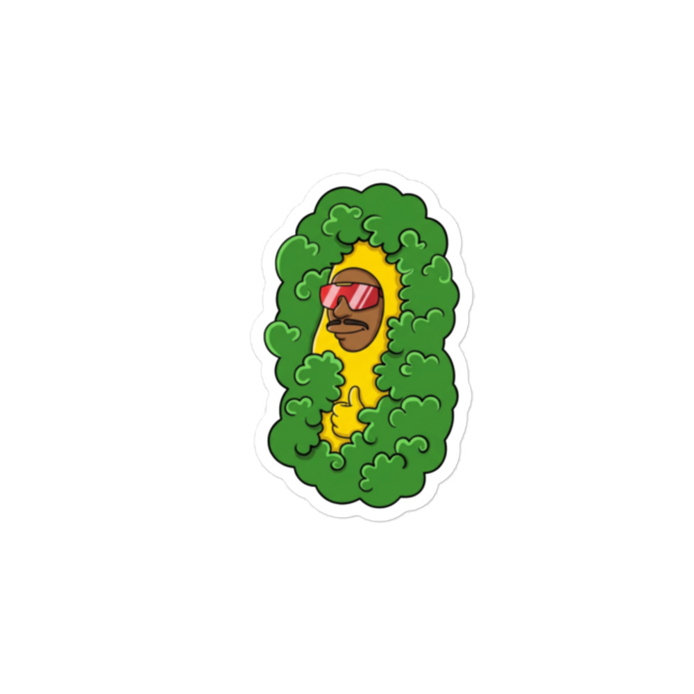 banana man hiding in bushes like homer from simpsons
